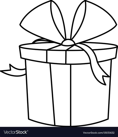 xmas gift vector|christmas gift outline.